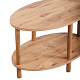thumbnail of Helloshop26 - Mesa de centro ovalada 43 x 70 x 44 cm efecto madera 03_0008479