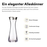 thumbnail of Karaffe Hendrik (0,8 Liter), mundgeblasenes Kristallglas, Platinrand