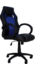 thumbnail of Silla de oficina color Negro y Azul. Modelo Olimpia