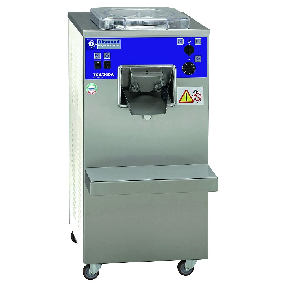 Eismaschine mit Mischwerk für max. 4 Liter - Leistung bis 20 Liter/h