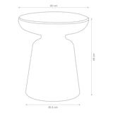 thumbnail of Helloshop26 - Mesa lateral/console redonda 44 x 40 cm de diâmetro verde 03_0010833