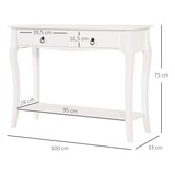 thumbnail of HOMCOM Mesa Consola Aparador Salón Comedor Mueble Recibidor Mesa Auxiliar