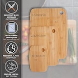 thumbnail of FIVE - Set de 3 tablas de bambú Madera