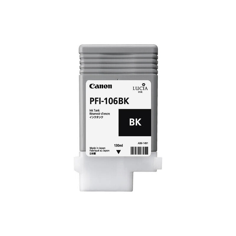 Canon Original PFI-106BK Druckerpatrone - schwarz 130ml