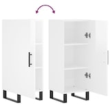 thumbnail of Helloshop26 - Buffet Sideboard Kommode Schrank Aufbewahrungseinheit Organizer für Küche Wohnzimmer Hochglanzlackierung 34,5 x 34 x 02_0030612