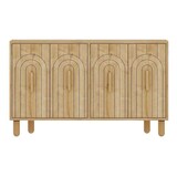 thumbnail of Buffet 4 portes en aggloméré Tiger chêne Hanah Home