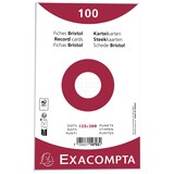 thumbnail of Exacompta 10703E 12x Packung mit 100 Karteikarten 125x200mm, eingeschweißt, DOT/punktkariert, nicht perforiert - Weiß