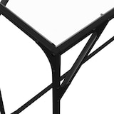 thumbnail of vidaXL Konsolentisch mit Glasplatte Transparent 98x35x81 cm Stahl