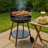 thumbnail of WellHome - Barbacoa redonda Vaggan de 51cm con cuenco esmaltado y accesorios