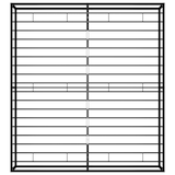 thumbnail of vidaXL Bettgestell Schwarz Metall 180x200 cm