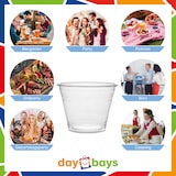 thumbnail of DayBays 800 Stk. Smoothie Becher 200ml Ø95mm Shakebecher 0,2L transparent RPET