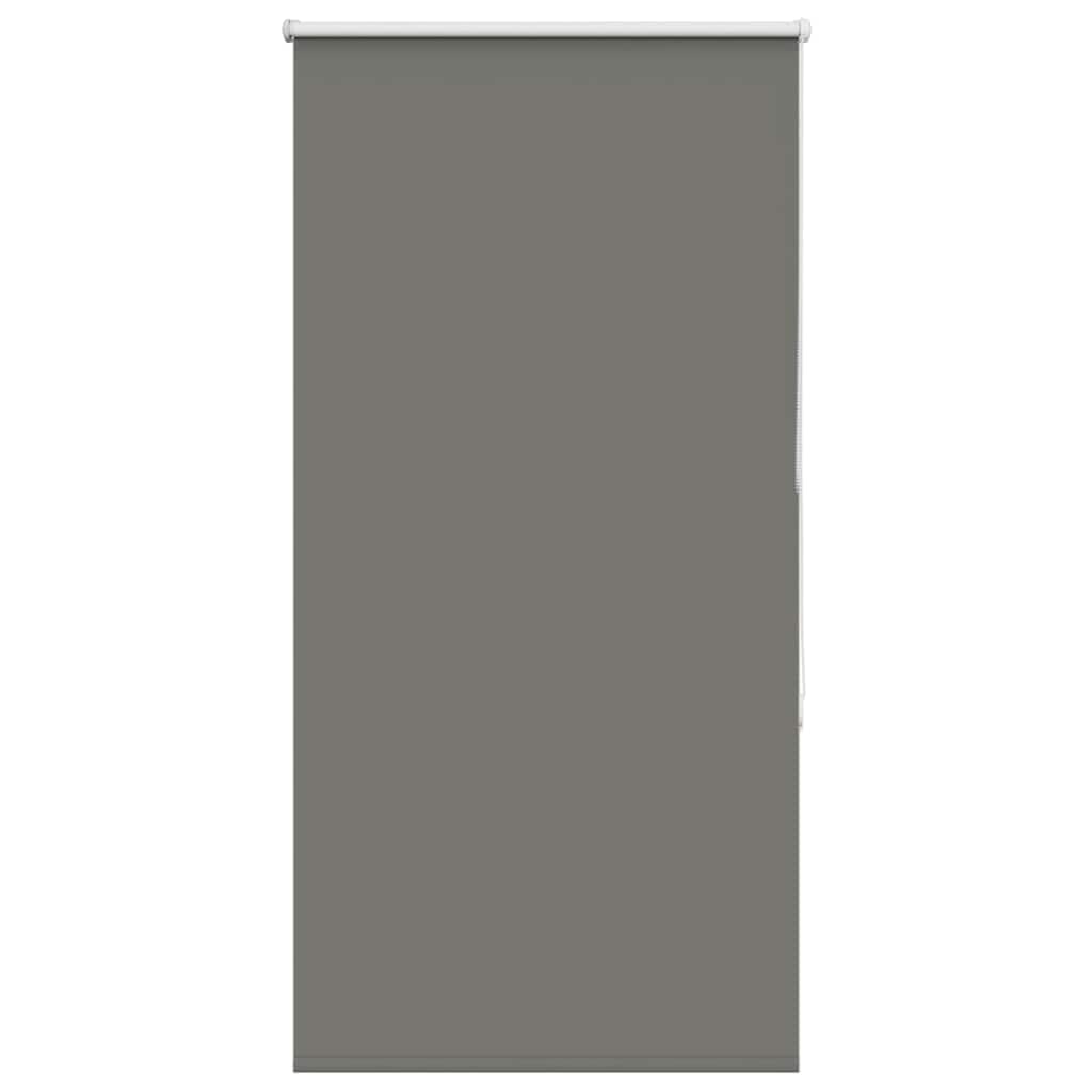 vidaXL Verdunkelungsrollo Grau 75x130 cm Stoffbreite 70,7 cm Polyester