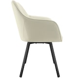 thumbnail of tectake Silla giratoria con reposabrazos Alicon, tapizada - Juego de 6 beis grisáceo