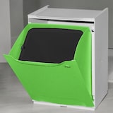 thumbnail of Wellhome - Contenitore per raccolta differenziata in polipropilene verde da 20 litri