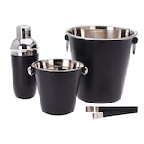 thumbnail of WellHome - Conjunto de baldes de gelo para coquetéis em aço inoxidável preto fosco