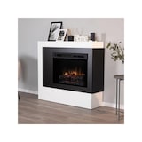thumbnail of Freistehender elektrischer LED-Kamin, Weiß - PULMARI