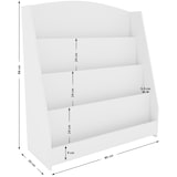thumbnail of Bibliothèque pour enfants Melfa avec 4 étagères 80 cm