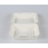 thumbnail of RyanPack Bagasse rechteckige Menübox  – Zuckerrohr – 190×151×72 mm – 50 Stück