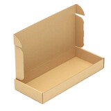 thumbnail of 900 Faltschachteln 340 x 144 x 44 mm Post Versandkartons Wellpappe Kartons braun