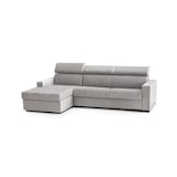 thumbnail of Dmora Divano Letto Aleandra, Divano ad angolo, 100% Made in Italy, Sofà con apertura girevole, con Penisola contenitore Sinistra, Cm 260x95h85, Grigio