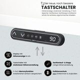 thumbnail of bümö elektrisch höhenverstellbarer Schreibtisch 180x80 cm mit Memory-Steuerung - Design Schreibtisch höhenverstellbar elektrisch, elektrischer
