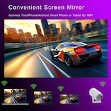 thumbnail of Mini Videoprojecteur Android 12 1080P 130 Pouces Portable WiFi Bluetooth YONIS