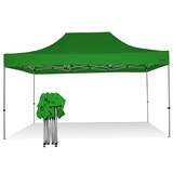 thumbnail of RAY BOT Gazebo pieghevole 3x4.5 verde professionale senza laterali PVC 350g