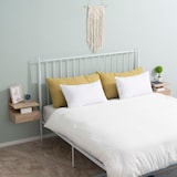 thumbnail of HOMCOM Conjunto de 2 Mesas de Cabeceira Flutuante com 1 Gaveta e Prateleira Aberta com Desenho Moderno  35x32x22,5 cm Carvalho