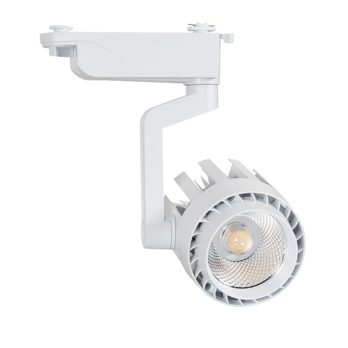 efectoLED Foco Carril LED Monofásico 30W Dora Blanco Blanco Cálido 3000K
