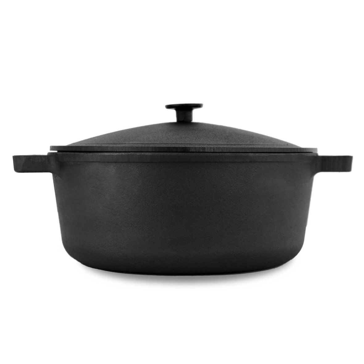 6L Ø28cm Gusseisen Topf mit Deckel aus Gusseisen Gusseisentopf Brotbacken Kochtopf