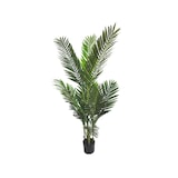thumbnail of Pianta artificiale per interno Palma areca cm 140 verde con vaso