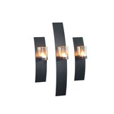 thumbnail of 3er Set Wandkerzenhalter Schwarz