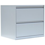thumbnail of Lüllmann® Hängeregistraturschrank, 2 Schubladen zweibahnig, 705 x 760 x 620 mm, lichtgrau