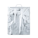 thumbnail of Sac isotherme en film LDPE métallisé - 40 x 50 x 8 cm (ouverture x hauteur x soufflet) - grand volume 20 L - isolation mousse PEbd - par 100 unités