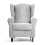 thumbnail of Sillón Irene SUEÑOSZZZ Sillón Orejero Tapizado En Tela Gris Plata