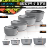thumbnail of Arendo Rührschüssel Set 4 teilig, Kunststoff, BPA frei, mikrowellengeeignet