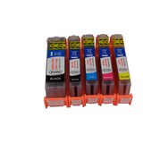 thumbnail of 5x Tintenpatronen kompatibel f. Canon Pixma TS-6150 ersetzt Canon PGI-580 und CLI-581 Tintenpatronen