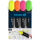 thumbnail of SCHNEIDER SN50-1500 Textmarker Job 150 Universal - 1 + 5 mm, Keilspitze, sortiert, 4er Etui