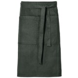 thumbnail of 238 - Vorbinder Derby, gewachst, B 70 x L 75cm : Flaschengrün 100% Baumwolle 280 g/m² gewachst