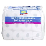 thumbnail of aro toiletpapier, wit 4-laags, 160 velletjes, 24 rollen