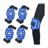 thumbnail of Relaxdays Kühlpads Knie, 4er Set, Kalt Warm Kompressen, wiederverwendbar, Gel Kühlbandage mit Klettverschluss, blau