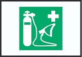 thumbnail of Sauerstoffgerät Symbol A1 (594x841mm) Schild