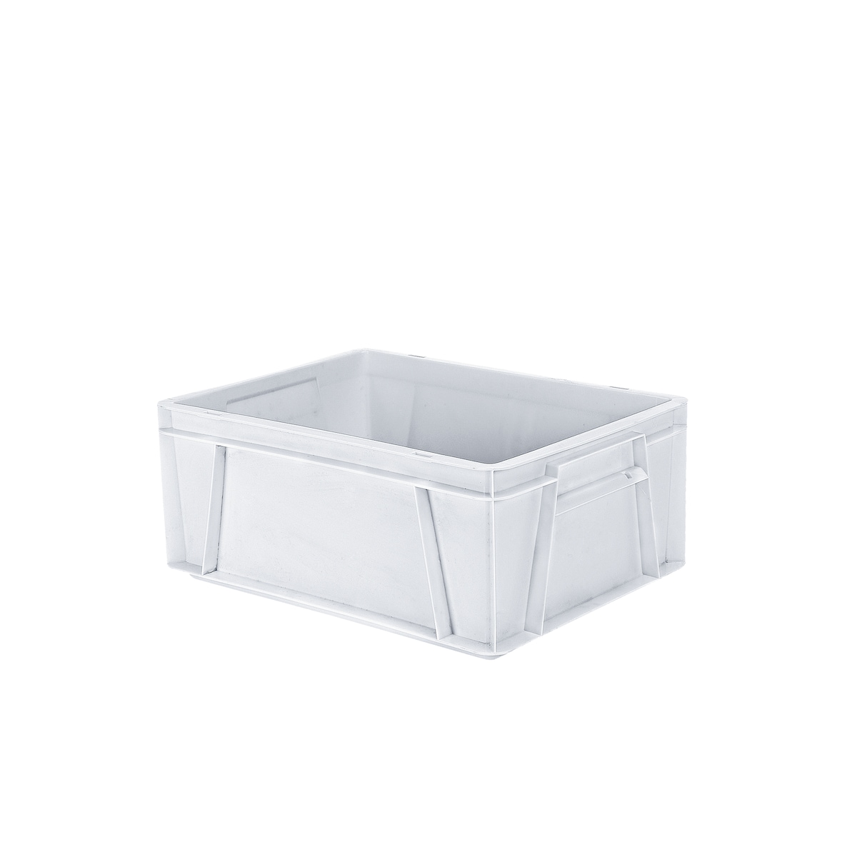 Caja de plástico Norma Europa 400 x 300 x 170 mm | Caja industrial NE 4317 Blanco | DENOX