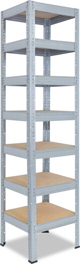thumbnail of shelfplaza PRO 230x50x50 cm Schwerlastregal in verzinkt mit 7 Böden und 142 kg Traglast pro Boden