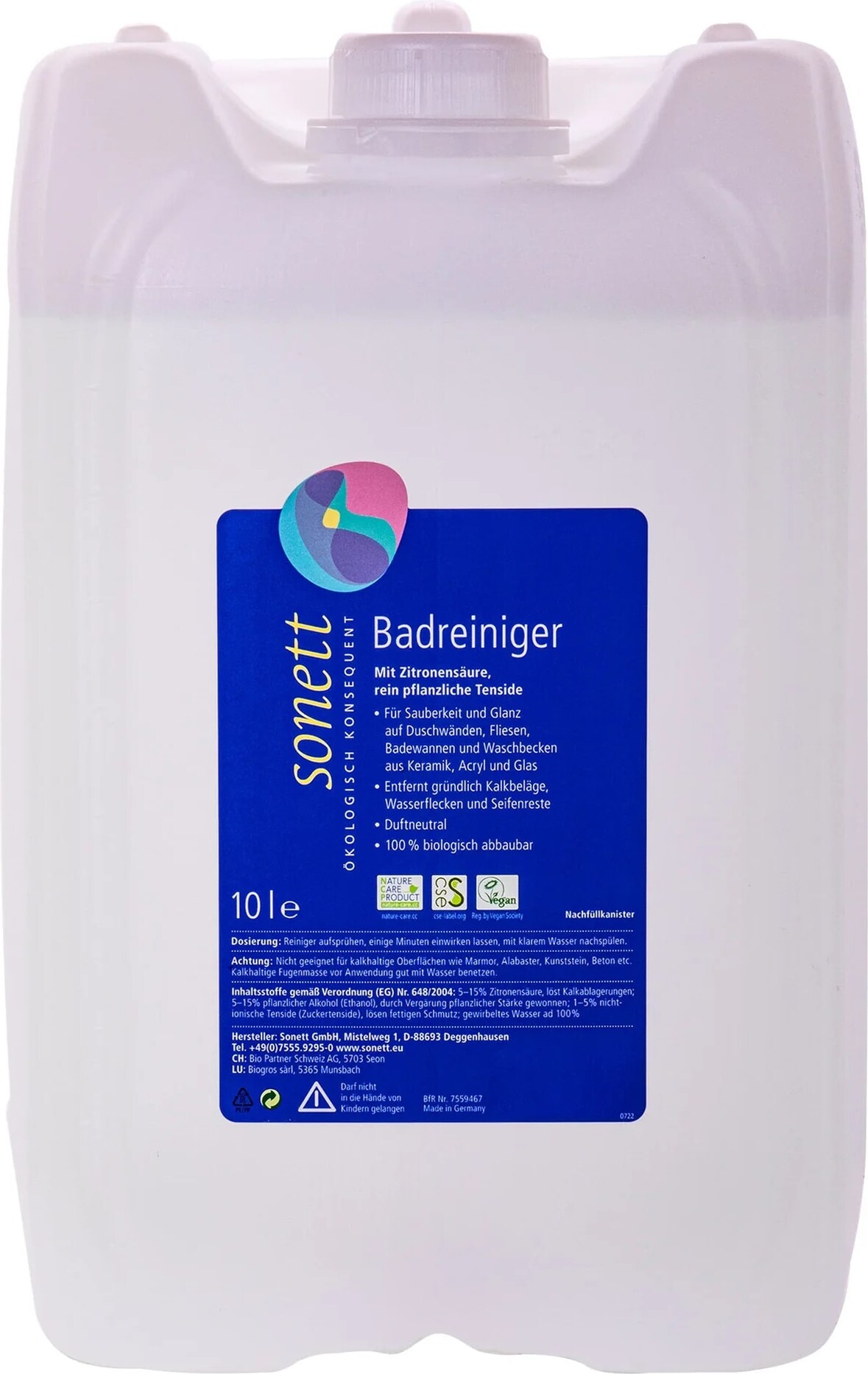 SONETT Badreiniger 10 Liter