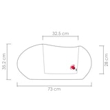 thumbnail of Scheurich Flow 73, Pflanzgefäß / Blumentopf / Pflanzkübel, kieselförmig, hergestellt mit recyceltem Kunststoff, 10 Jahre Garantie