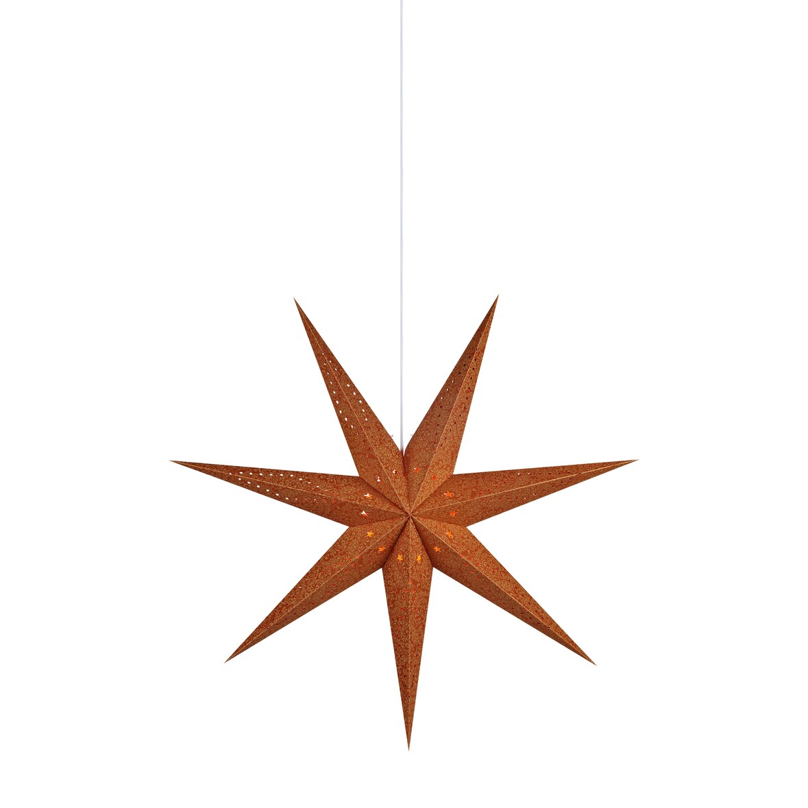 Markslöjd MATRIX Pendelleuchte Stern, schmal, 75 cm, bronze