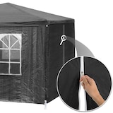 thumbnail of tectake Padiglione Elasa 9 x 3 m con 8 pezzi laterali - grigio - 404875