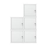 thumbnail of PROREGAL MegaDeal 5x Casier métallique verouillable CUBIC, HxLxP 35x35x35cm, Gris, Armoire à casier cube, consigne polyvalente, vestiaire