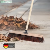 thumbnail of Qualitäts Kehrbesen Straßenbesen für draußen Besen Breite 40cm mit stabilem Stiel Holzstiel 160cm Lang Arengaborsten-Mix